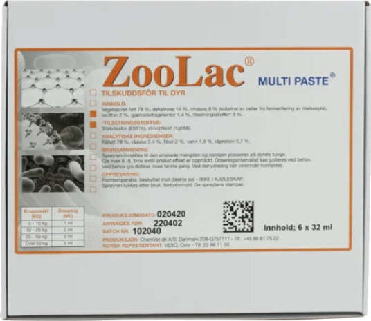 Zoolac Multi Paste 6X32 ml Zoolac Multi Paste 6X32 ml
