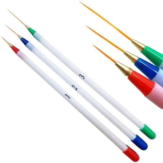 3 neglebørster for nail art 13 18 21 mm 3 neglebørster for nail art 13 18 21 mm