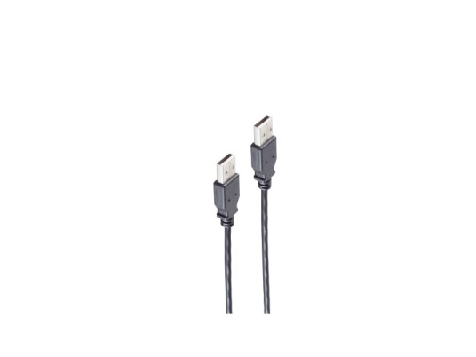 Shiverpeaks Bs13-22025 1 M Usb A Usb A Usb 2.0 0,48 Gbit/S Sort