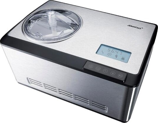 Steba Ismaskin STIC180 2L Kompressor med Avtagbar Skål og Timer, Rustfritt Stål/Sort Steba Ismaskin STIC180 2L Kompressor med Avtagbar Skål og Timer, Rustfritt Stål/Sort