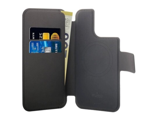 Puro Puip67pmagfolioblk, Lommebok-Etui, Apple, Iphone 14 Pro Max / 13 Pro Max, 17 Cm (6.7"), Sort