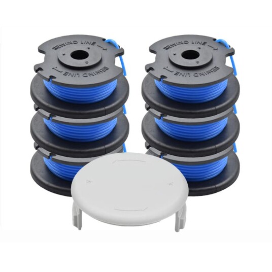 6+1 spoleline og hettesett for Ryobi trimmere 6+1 spoleline og hettesett for Ryobi trimmere