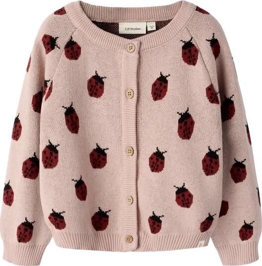 Lil"Atelier Nmflulio Knit Card Lil Noos Pink 110 Lil"Atelier Nmflulio Knit Card Lil Noos Pink 110