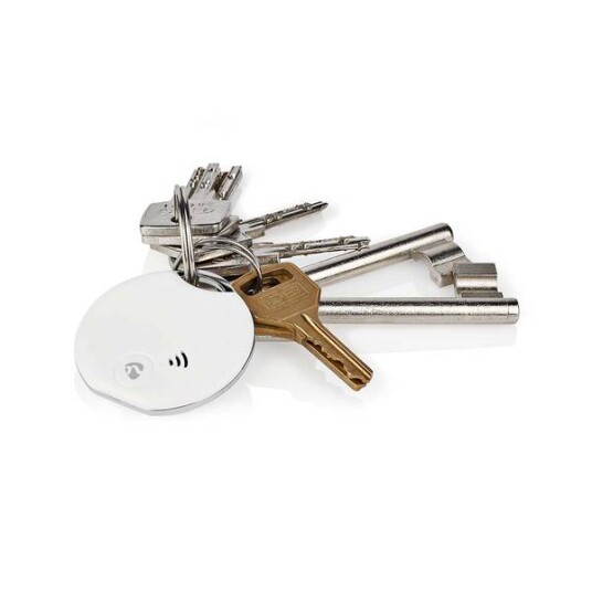 Nedis SmartLife Bluetooth Nøkkelfinner Hvit med Batteri og 1 års Batterilevetid Nedis SmartLife Bluetooth Nøkkelfinner Hvit med Batteri og 1 års Batterilevetid