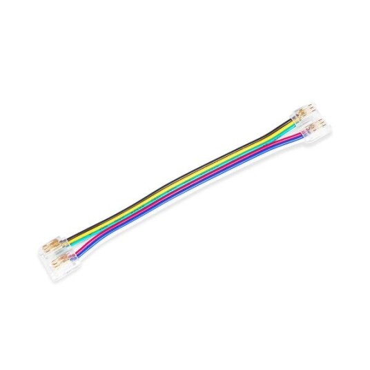 Skjøtekontakt for LED stripe AGGE Strip to Strip 10 cm For RGB+CCT striper