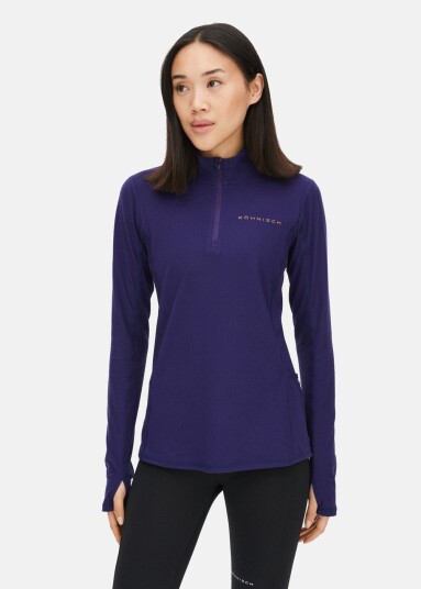 Röhnisch Light Thermo Half Zip Blackcurrant Xs Sweatshirts
