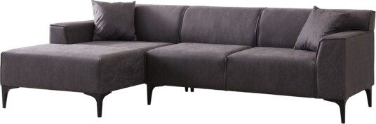 Malpani Sofa med Divan 3 sits Antrasitt Malpani Sofa med Divan 3 sits Antrasitt