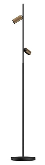 Decor F2 gulvlampe 10W 3000 Kelvin Dimbar Svart / Messing Decor F2 gulvlampe 10W 3000 Kelvin Dimbar Svart / Messing
