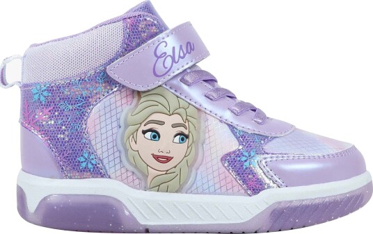 Disney Frozen Blinkende Mid Sneakers Lilla 26