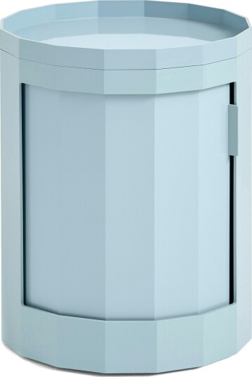 HAY Facet Cabinet low sidebord 49 cm Misty blue
