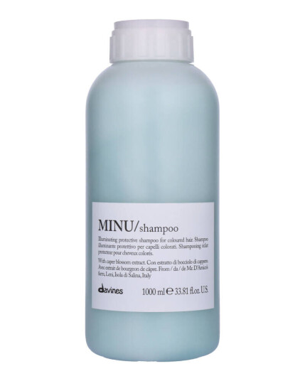 Davines MINU 1000 ml Sjampo for Farget Hår – Lysende Effekt