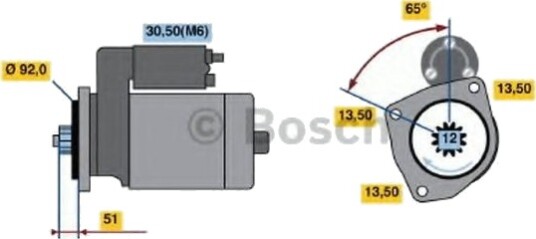 BOSCH 0 986 021 480 Starter BOSCH 0 986 021 480 Starter