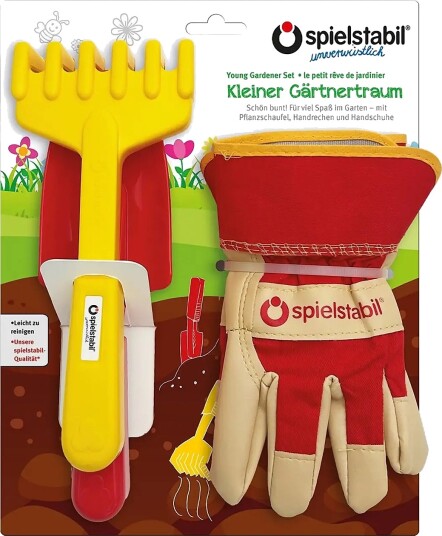 Spielstabil Sand Set Gardener Builder Yellow One Size