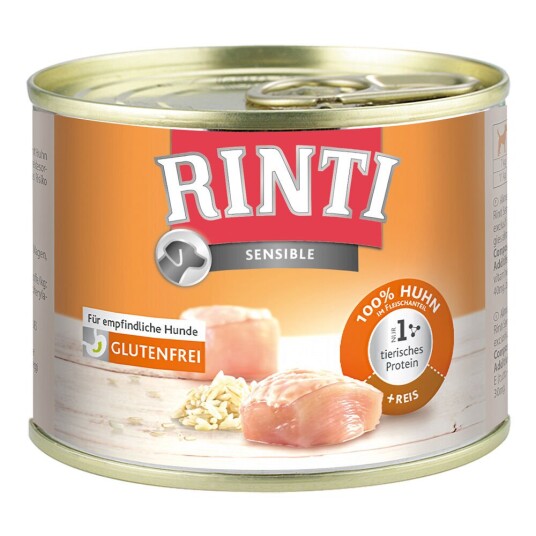 Rinti Sensible 6 X 185 G Kylling & Ris
