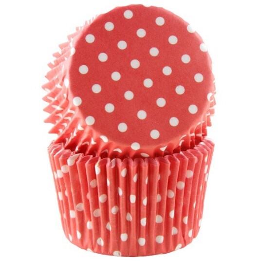 Muffinsform Røde Polka Jumbo 30 Stk Muffinsform Røde Polka Jumbo 30 Stk