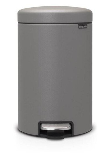 Brabantia Søppelbøtte 12L mineral sement grå Brabantia Søppelbøtte 12L mineral sement grå