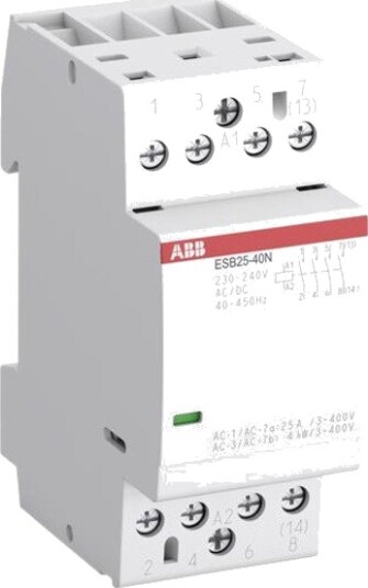 Modulær Kontaktor ESB25 22N 06 230V Ac/dc Abb