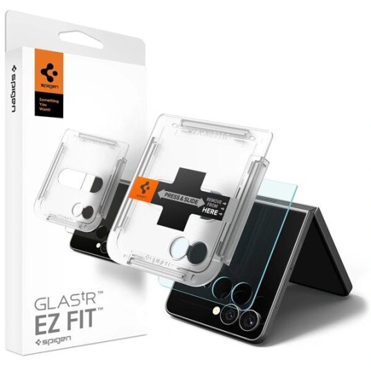 Spigen tR EZ Fit HD Skjermbeskytter til Samsung Galaxy Z Flip7 Spigen tR EZ Fit HD Skjermbeskytter til Samsung Galaxy Z Flip7