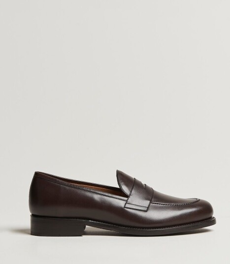 Oscar Jacobson Penny Loafers Dark Mud Brown Oscar Jacobson Penny Loafers Dark Mud Brown