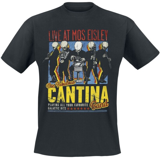 Star Wars T-skjorte Cantina Band On Tour S til 5XL Herrer svart