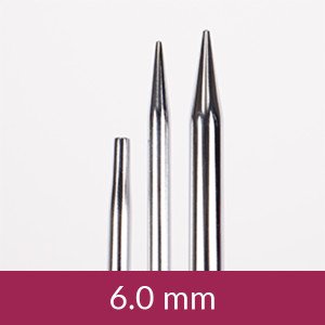Drops Pro Classic Utskiftbare Rundpinner Messing 12cm 6,00mm / 4.5in U Drops Pro Classic Utskiftbare Rundpinner Messing 12cm 6,00mm / 4.5in U