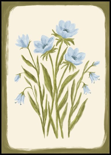 Posterbox Bluebell Symphony Plakat Plakat / 50x70cm