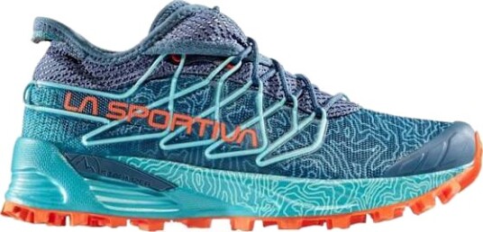 La Sportiva  Mutant W´S Løpesko Dame, 639322 Storm Blue/Cherry Tomato, 37,5