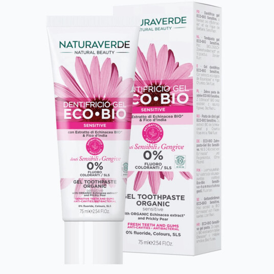 Økologisk tannkrem NATURAVERDE Sensitive Gel 75 ml. Økologisk tannkrem NATURAVERDE Sensitive Gel 75 ml.