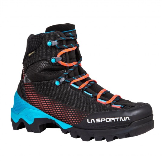 La Sportiva Aequilibrium St Gtx W"s Fjellstøvel Black/hibiscus 41