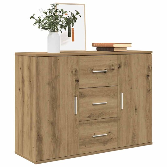 Skjenk artisan eik 90x29,5x65 cm konstruert tre 8721158435149
