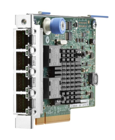 Hewlett Packard Enterprise HPE 366FLR - nettverksadapter - PCIe 2.1 x4 - Gigabit Ethernet x 4