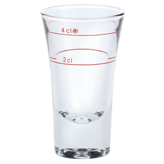 Bormioli Rocco Snapsglass Dublino med målestrek 6cl 5.2x8.9 cm  Transparent 2 cl & 4 cl målestrek 6 Stykk 