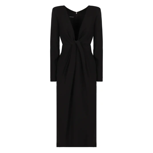 Emporio Armani Dame Kjoler Svart M, Emporio Armani Dame Kjoler Svart M,