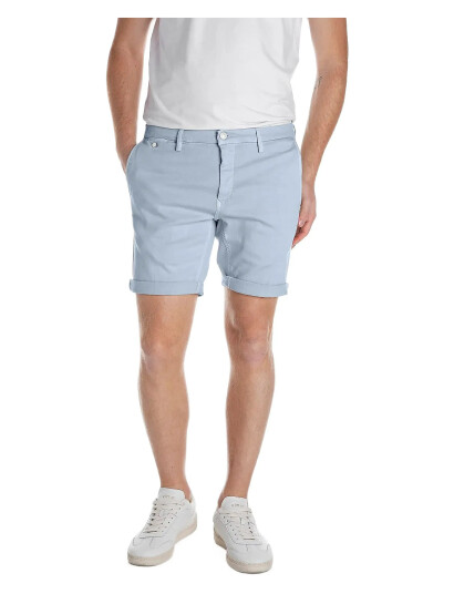 Replay Benni Short Shorts Regular Hyperchino Color Xlite - Blue - 28 Replay Benni Short Shorts Regular Hyperchino Color Xlite - Blue - 28