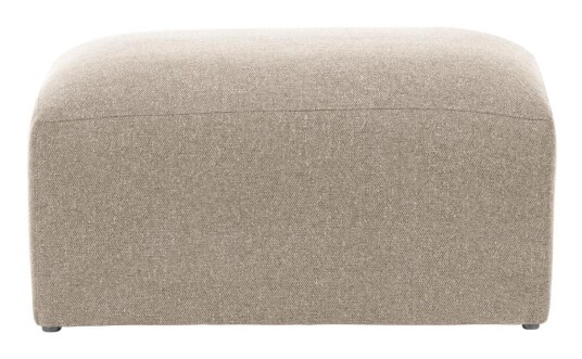 Kave Home Blok Puff - Beige,90x70 Unoliving 1559864-01-0 1863496-01-0