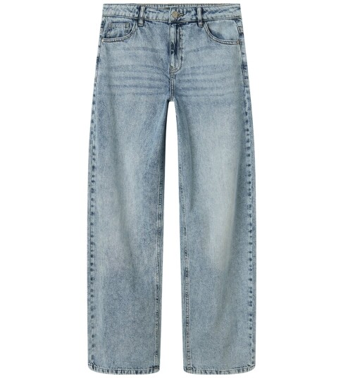 LMTD Nlmbex Dmn R Loose Pant Blue 170