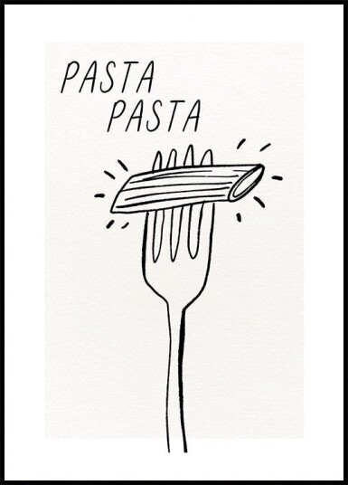 Pasta Harmony Poster Plakat / 21x30cm