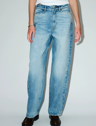 Tomorrow Trw-Kaia Slung Jeans Wash Genova - Blue - 26 x 32