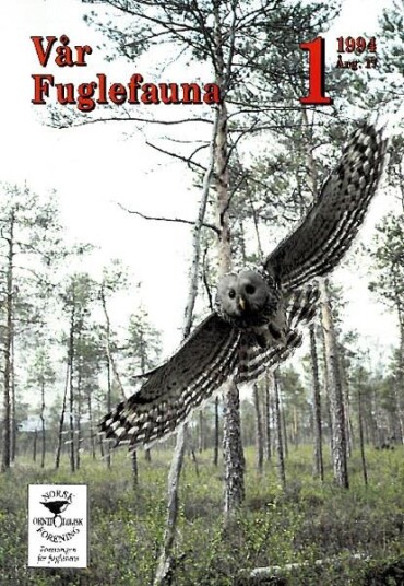 Norsk Ornitologisk Forening Vår Fuglefauna   1994 1 årgang 17