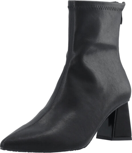 Bianco Biamaralyn Back Zip Boot Faux Leather Black 38 Bianco Biamaralyn Back Zip Boot Faux Leather Black 38