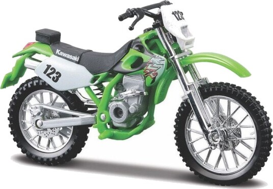 Maisto Kawasaki KLX 250S Modellmotorsykkel Svart 1:18