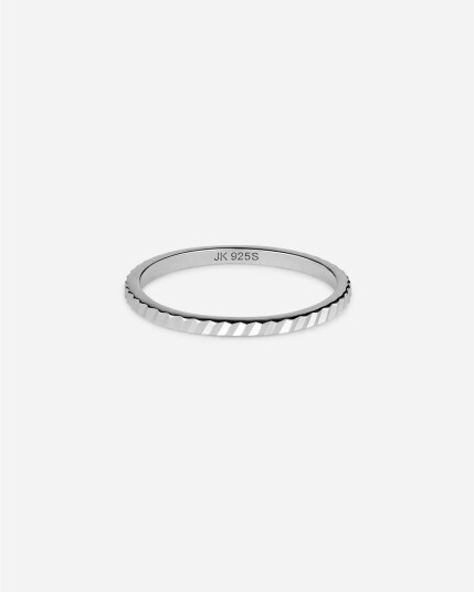 Jane Kønig Small Reflection Ring - Silver