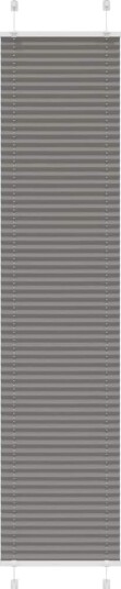 plisségardin antrasitt 40x200 cm Stoff Bredde 39,4 Polyester