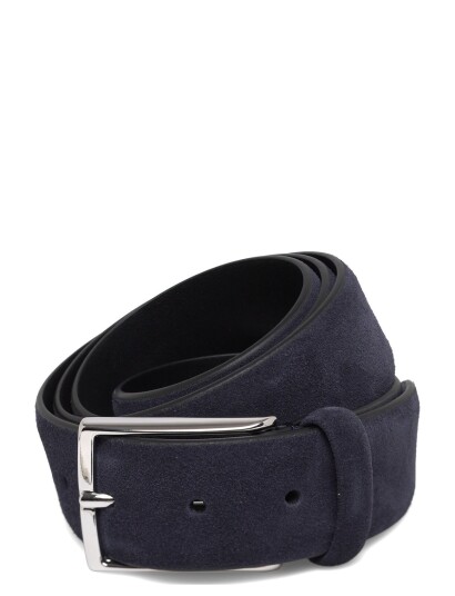 Anderson"s Classic Suede Belt Navy 3,5 Navy 110 Anderson"s Classic Suede Belt Navy 3,5 Navy 110