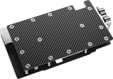 Alphacool 10262 bakplate krom/sort 10262