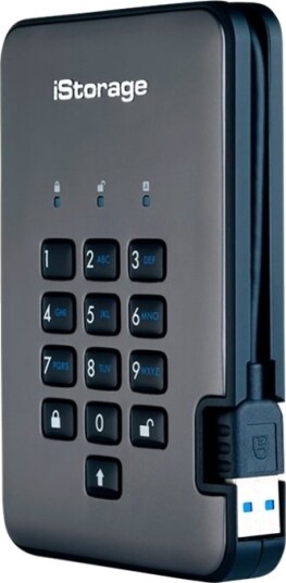 iStorage DiskAshur Pro2 SSD 1TB Nato Classified USB A Svart IS DAP2 256 SSD 1000 C G iStorage DiskAshur Pro2 SSD 1TB Nato Classified USB A Svart IS DAP2 256 SSD 1000 C G