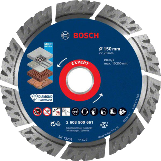 Bosch Expert 150mm Diamantskjæreskive for Multimaterialer