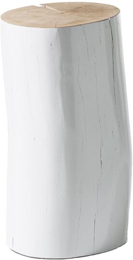 Gervasoni - Log M Bianco Sidebord Paola Navone Tre Farget,Hvit