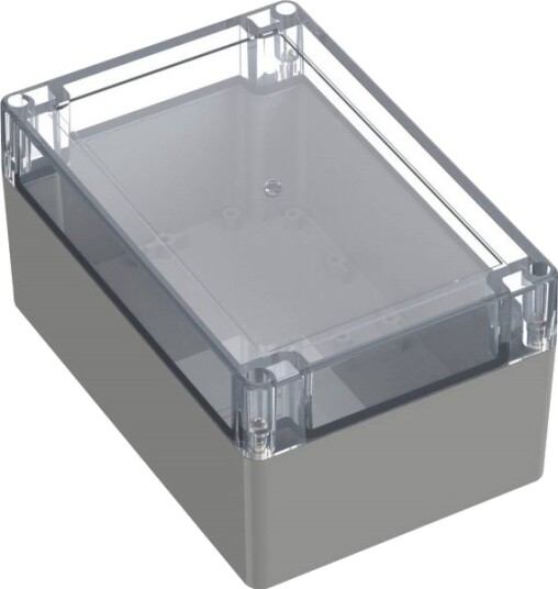 Tru Components TC 10860924 180 × 120 × 90,3 mm Polykarbonat Lysegrå