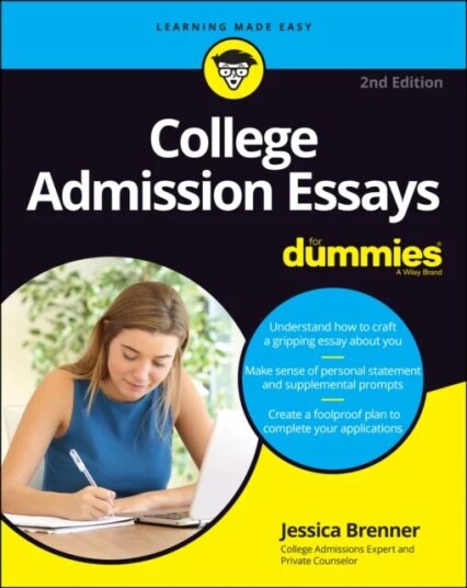 College Admission Essays For Dummies Av Jessica Brenner